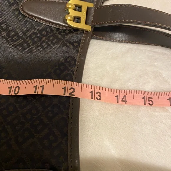 Bally EUC Monogram tote bag Black with Gold Hardware - Picture 13 of 14